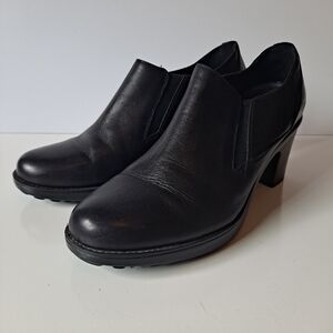 Dansko Adrienne Black Leather Ankle Boots Size EU 40